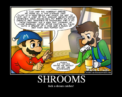 funny mario. mario-shrooms